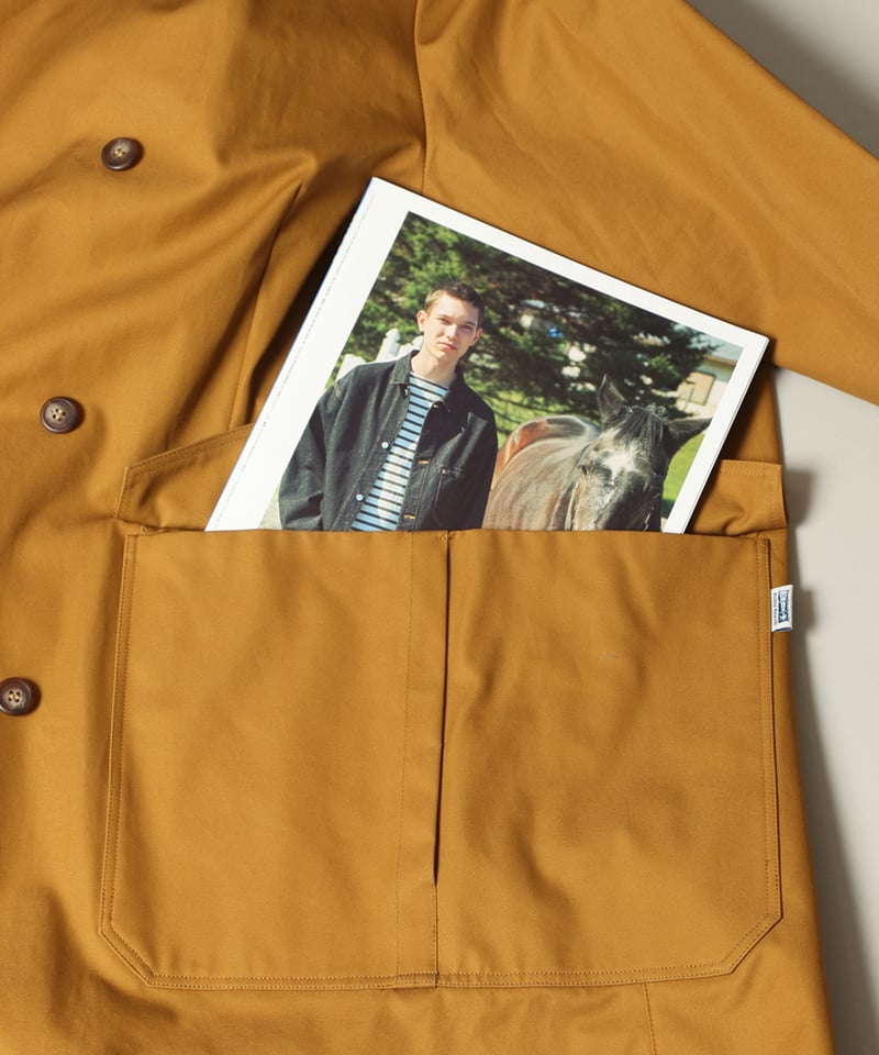 Hood Trench Ventile (Camel) フードトレンチ ベンタイル | 道田