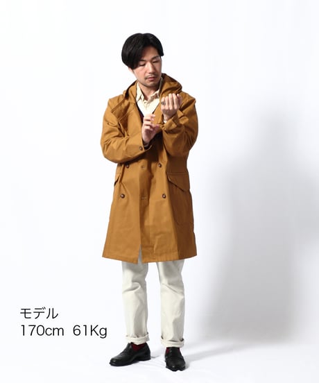 Hood Trench Ventile (Camel)　フードトレンチ ベンタイル