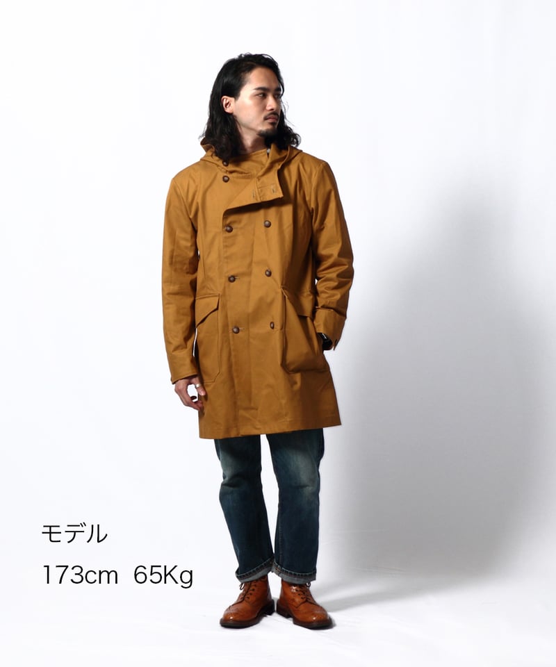 Hood Trench Ventile (Camel) フードトレンチ ベンタイル | 道田又
