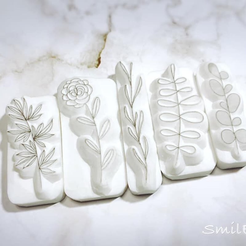 ボタニカルはんこ【エミリー】 | 消しゴムはんこSmilE K' STORE