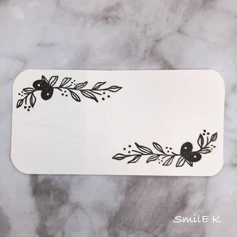 ボタニカルはんこ【ローレンス】 | 消しゴムはんこSmilE K' STORE