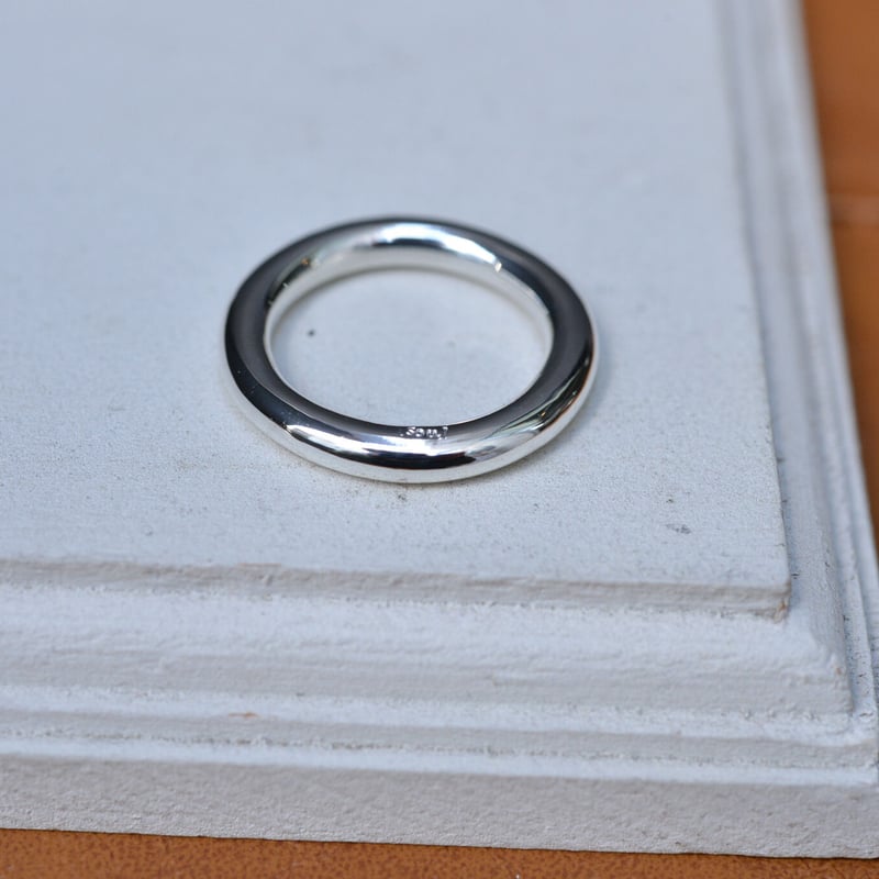 ぷっくりまんまるリング/3mm/silver925 | Sou. jewelry stand