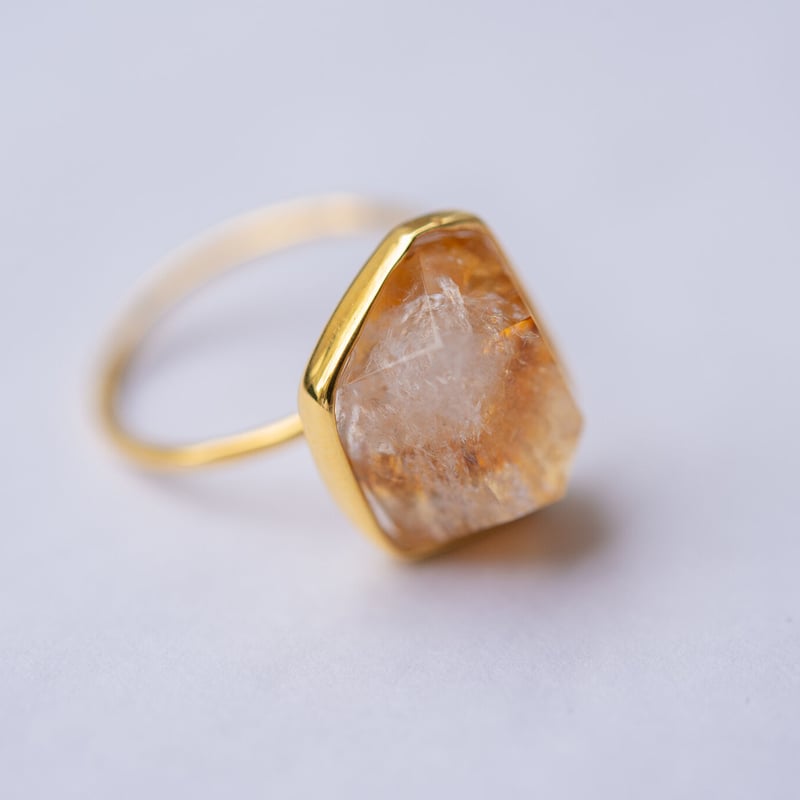 Bijou series>20:バイカラーシトリン / SV925(K18P) | Sou.