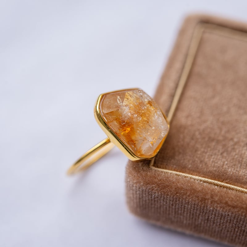 Bijou series>20:バイカラーシトリン / SV925(K18P) | Sou.