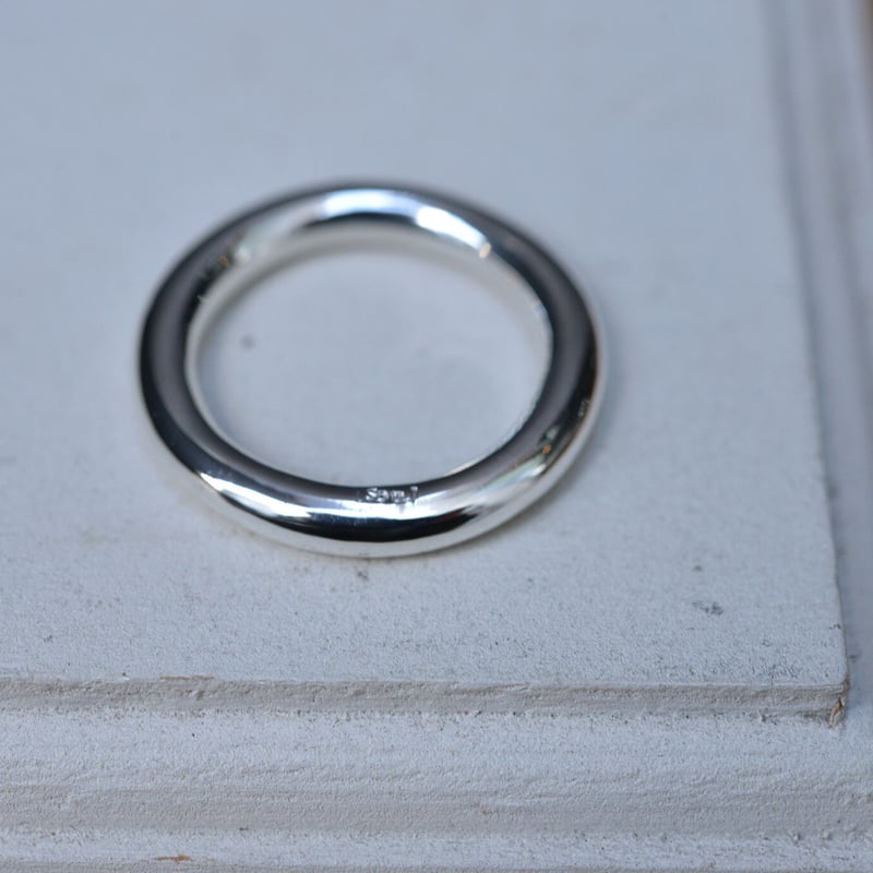 ぷっくりまんまるリング/3mm/silver925 | Sou. jewelry stand