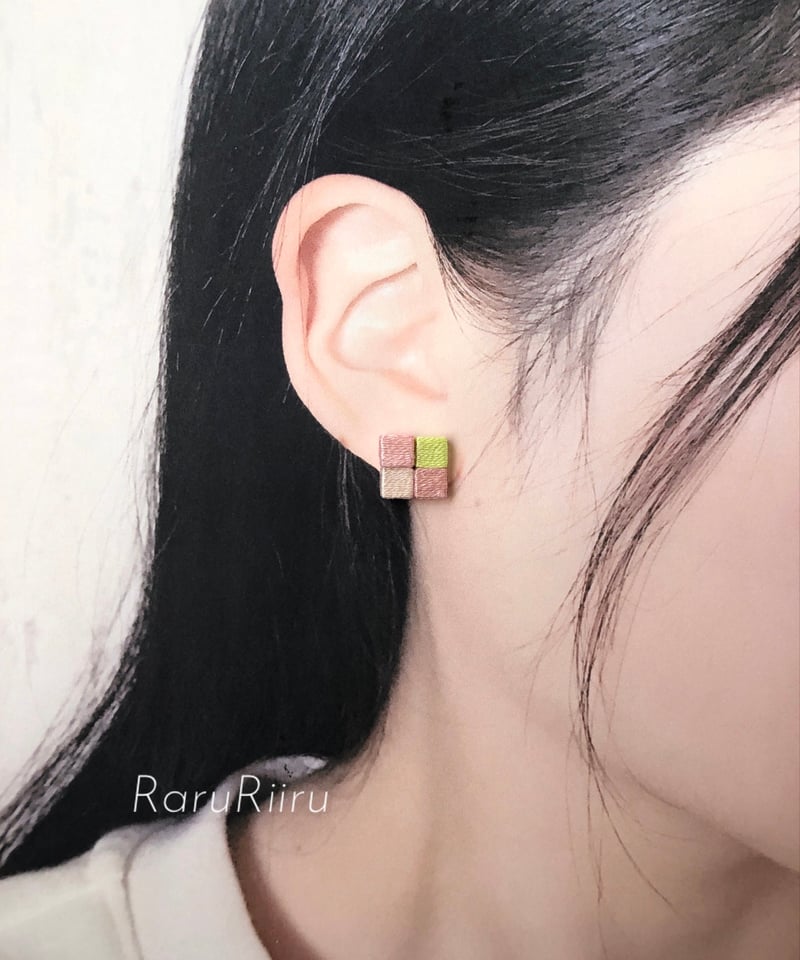 桃色パステル«イヤリング» （パステルピンク - ピアスの人気通販 