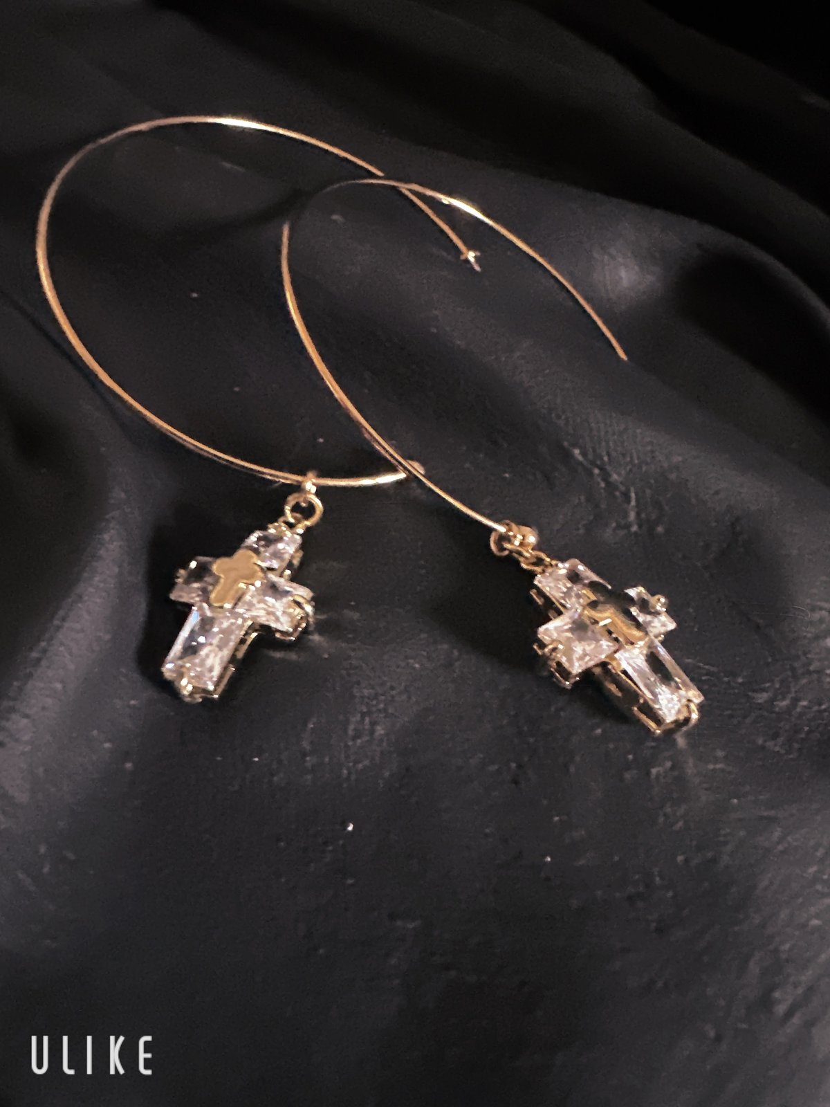 MandC♡typeZ zirconia cross hoop pierce | Hottest