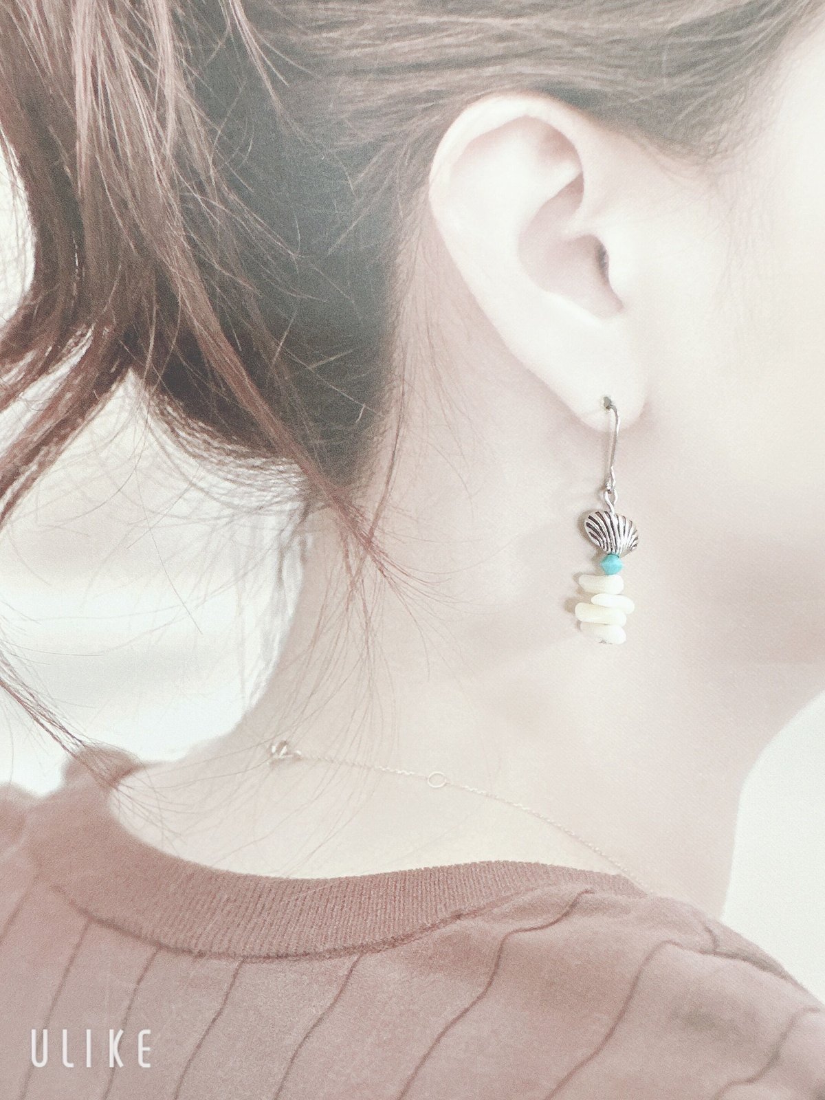 NS♡シェル×海竹サンゴ🪸ピアス | Hottest