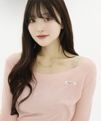 【PINK】ASYMMETRY TOPS