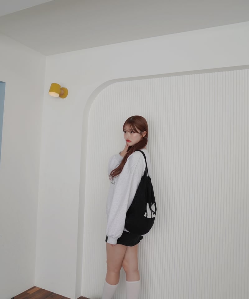 MG LOGO KNAPSACK【BLK&WHT/IVO&PNK】 | Mignon