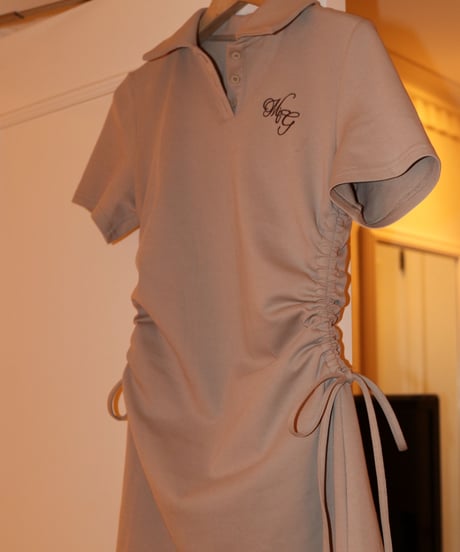 【BEIGE】POLO DRESS