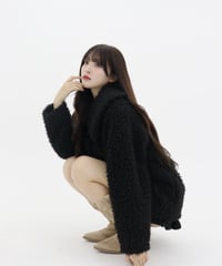 【BLACK】POODLE JACKET