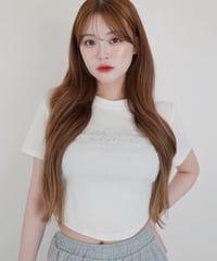 【WHITE】LINESTONE T-SHIRT