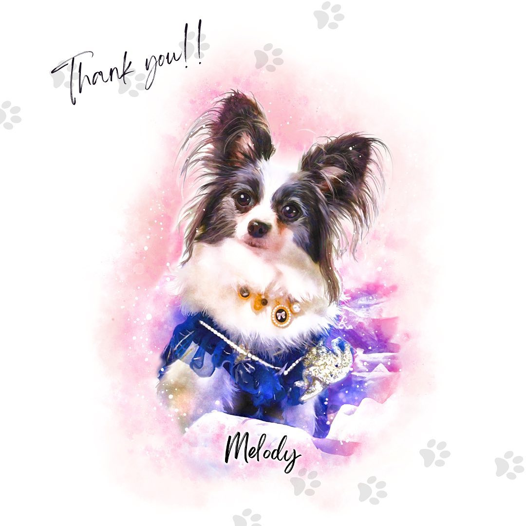 ペット似顔絵 データ納品 | ふくろうCreate