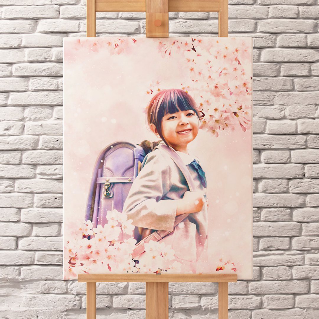 おめでたいオーダーキャンバス墨彩画F6 キャンバス】黒武者/F6(31.8×41cm)/複製画 | 墨屋