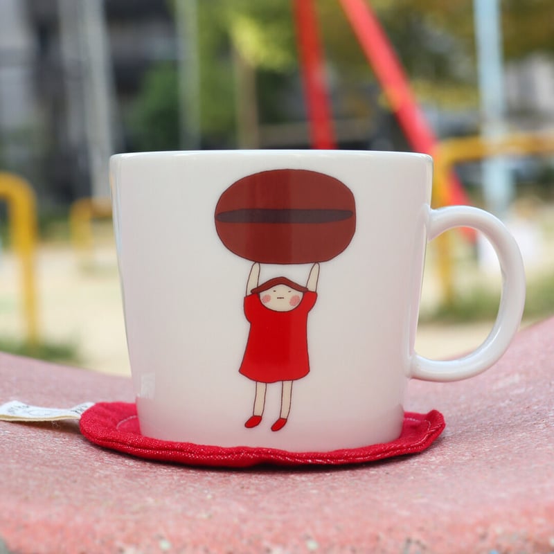 マグカップ - コーヒー豆と女の子 | Always You Papers
