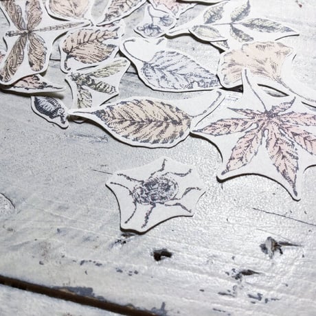 autumn leaf {flake seal}