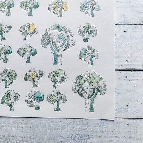 broccoli {illust paper}