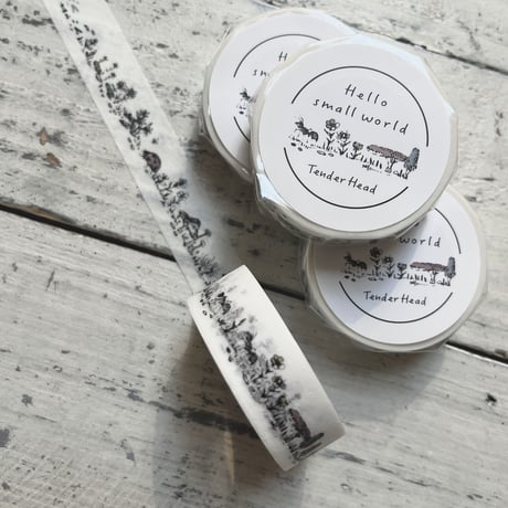 Hello small world {masking tape}