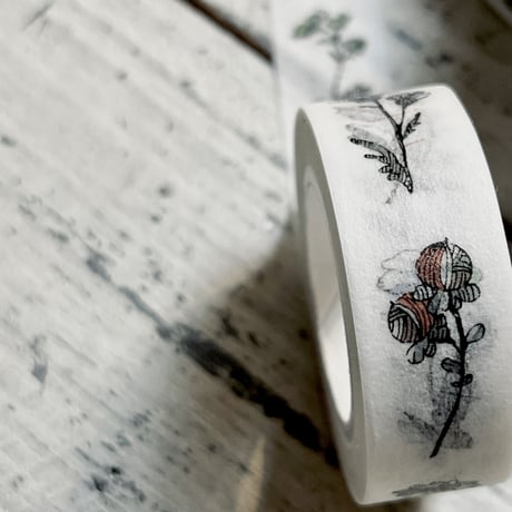 add a flower {masking tape}