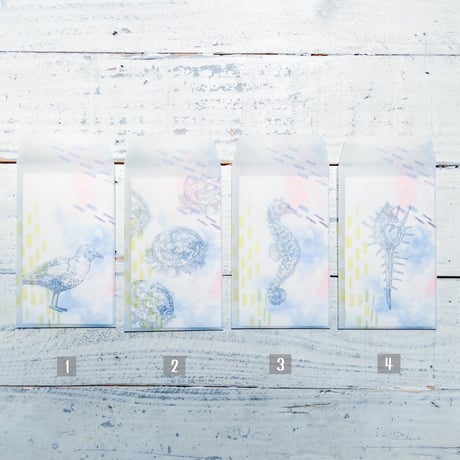 sea color {message card}