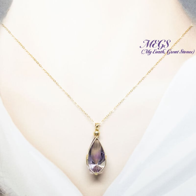 女神巻き®】アメトリン ～一心 ワイヤーアートジュエリー