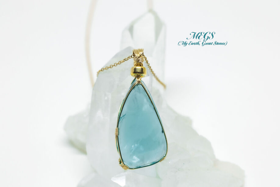 【レア】アンダラクリスタルペンダント☆ワイヤー巻き 0_663820bc1c3c0301d041255f9cce