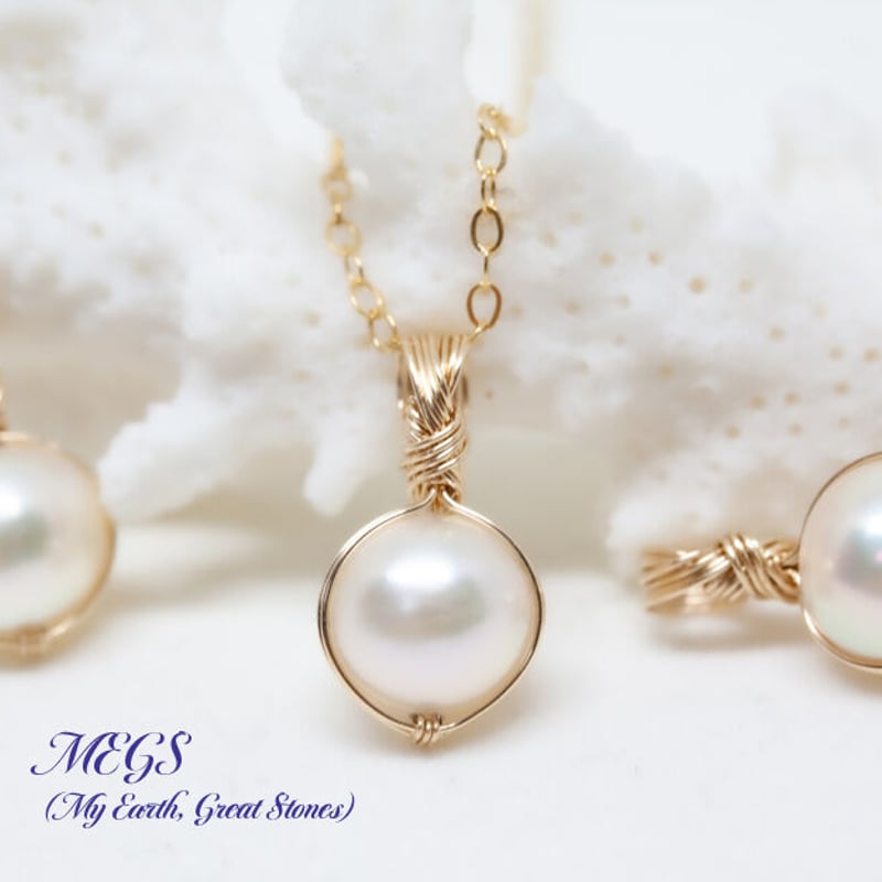 女神巻き®】あこや真珠 （伊勢志摩産）～True Love ワイヤー