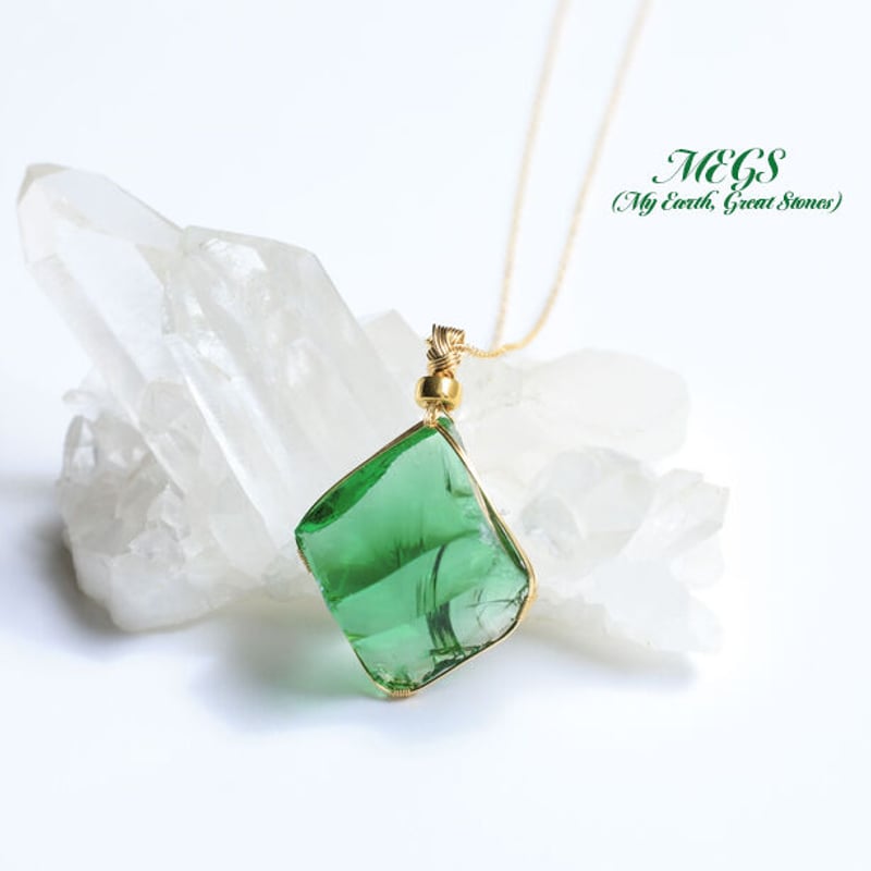 女神巻き®】アンダラクリスタル エメラルドシフト ～氣の流れ ワイヤー