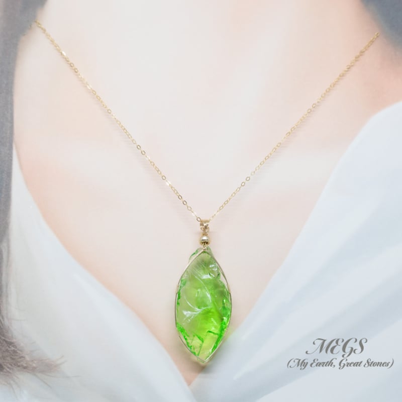 女神巻き®】 アンダラクリスタル マーリングリーン ～光の先 ワイヤー