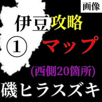 【Lv.２】磯ヒラスズキ攻略マップ（西側20箇所）①伊豆
