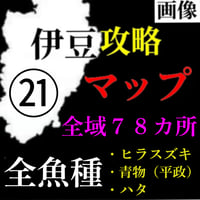 【Lv.４】磯”全魚種”攻略マップ（全域７８箇所）㉑伊豆