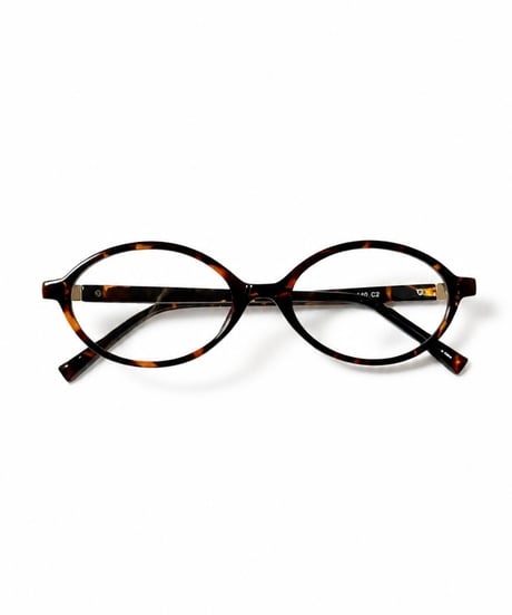 【7/14再入荷】 classic oval glasses / leopardo (original case set)
