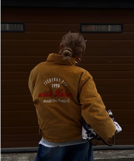 reversible logo down jacket