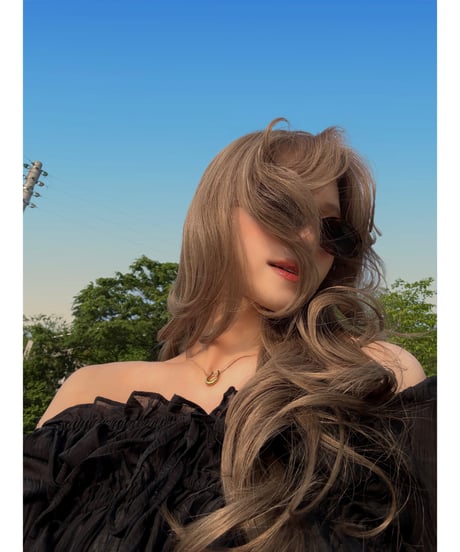 【再入荷】sheer fairy blouse /black