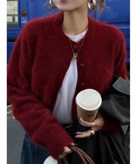 angora soft cloud cardigan
