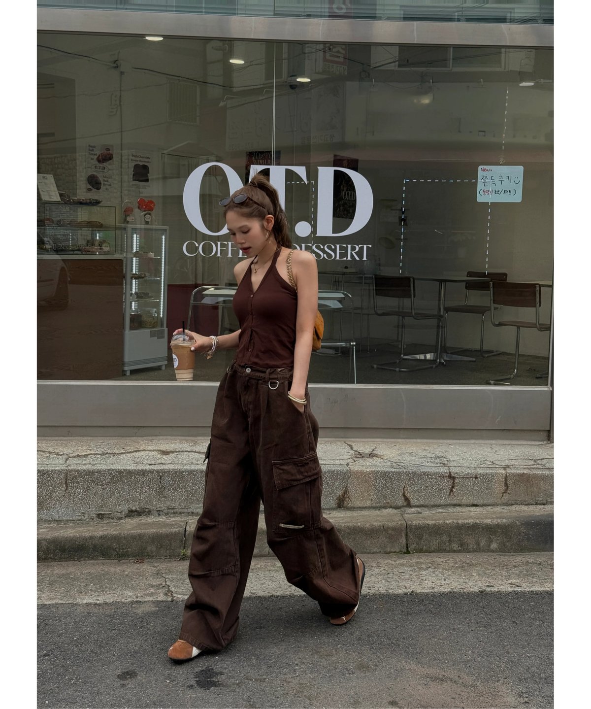 パンツ volu over cargo pants /brown Nalm. volu over cargo pants /brown | Nalm.