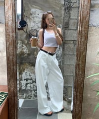 2way shift white denim