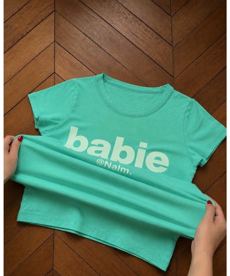 【7/14再入荷】 babie mini tee / sour mint