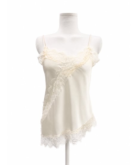glow lace camisole / ivory