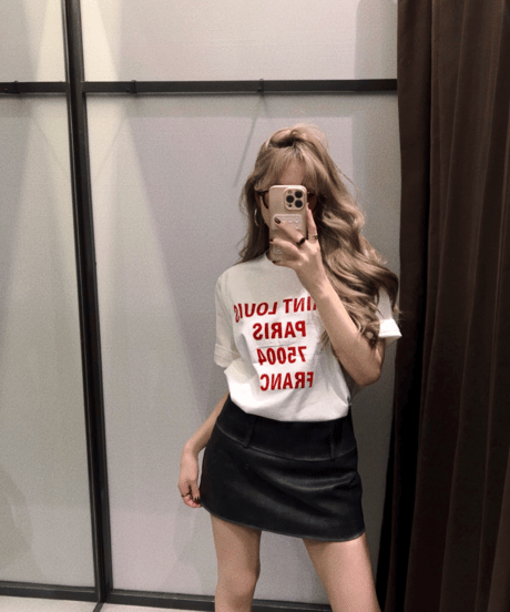 PARIS tee /red
