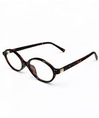 classic oval glasses / leopardo (original case set)