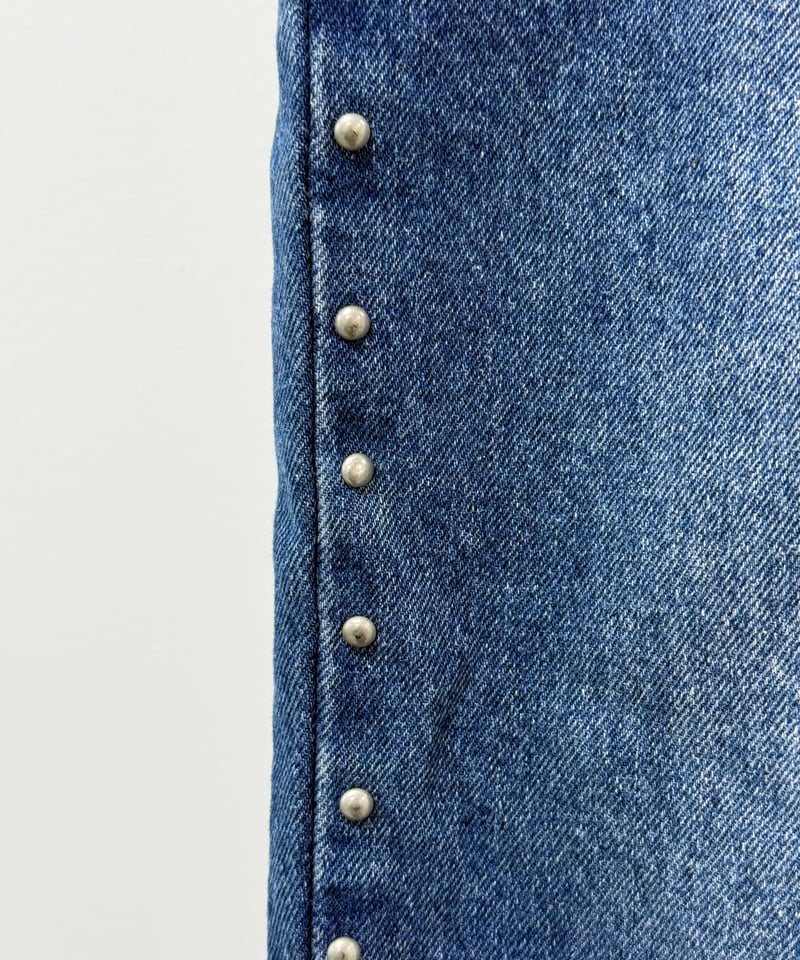 再入荷】studded loose denim | Nalm.