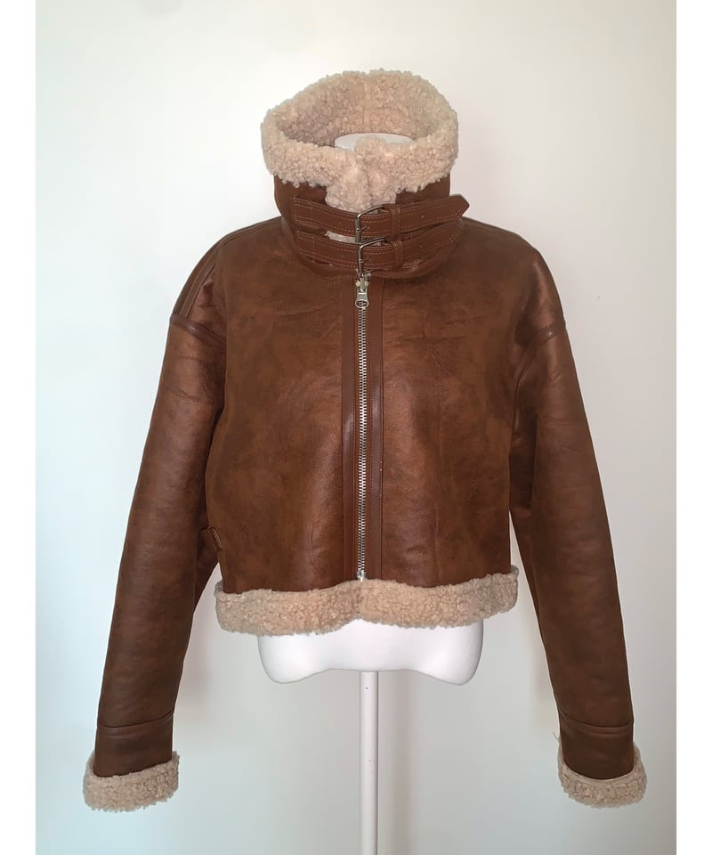 スウェードムスタンジャケット/brown | Nalm.