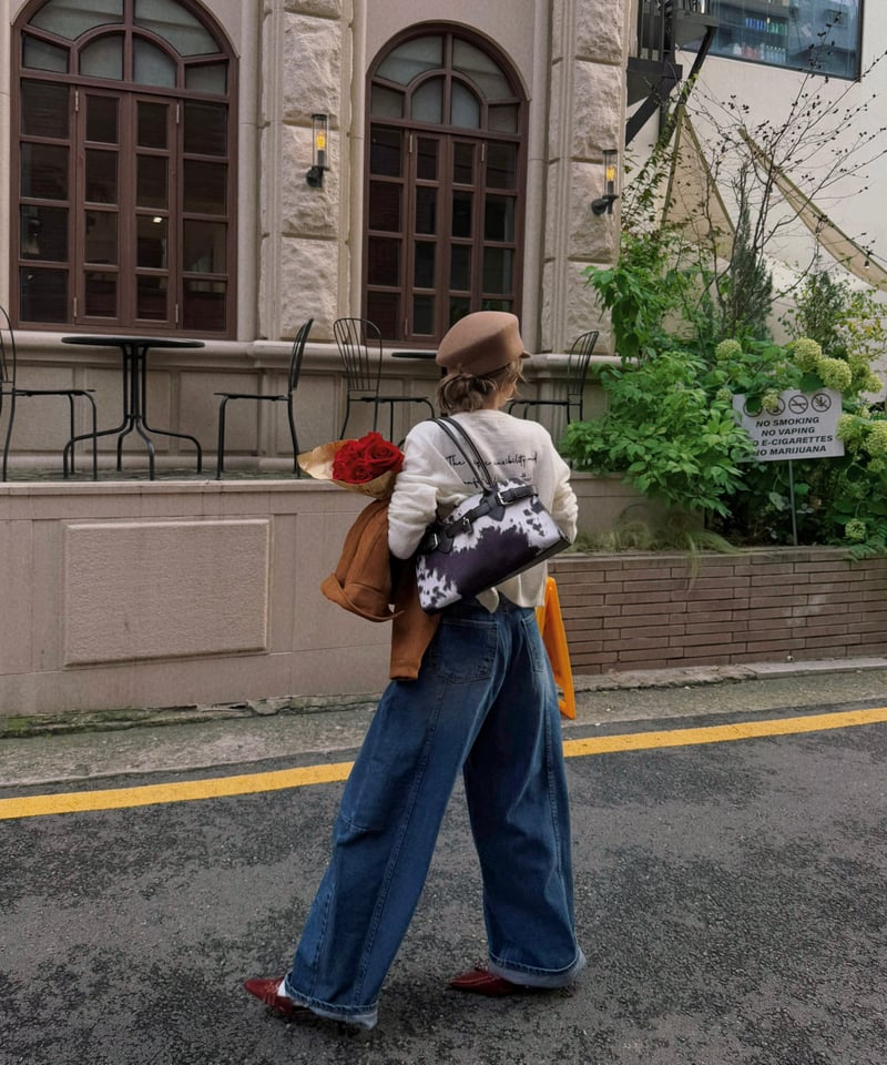 lettering mohair cardigan / ivory | Nalm.