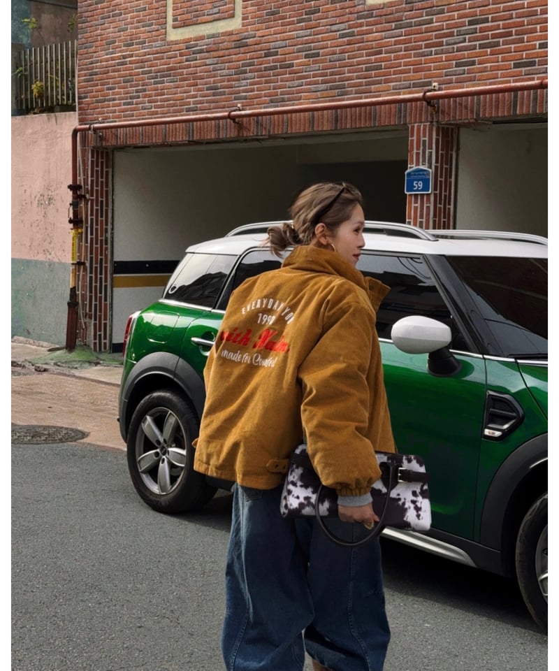 reversible logo down jacket | Nalm.