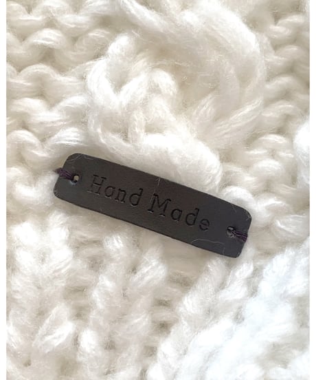 ハンドメイドニット/white
