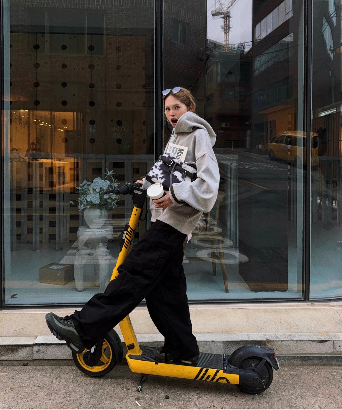 cotton wide cargo pants | Nalm.