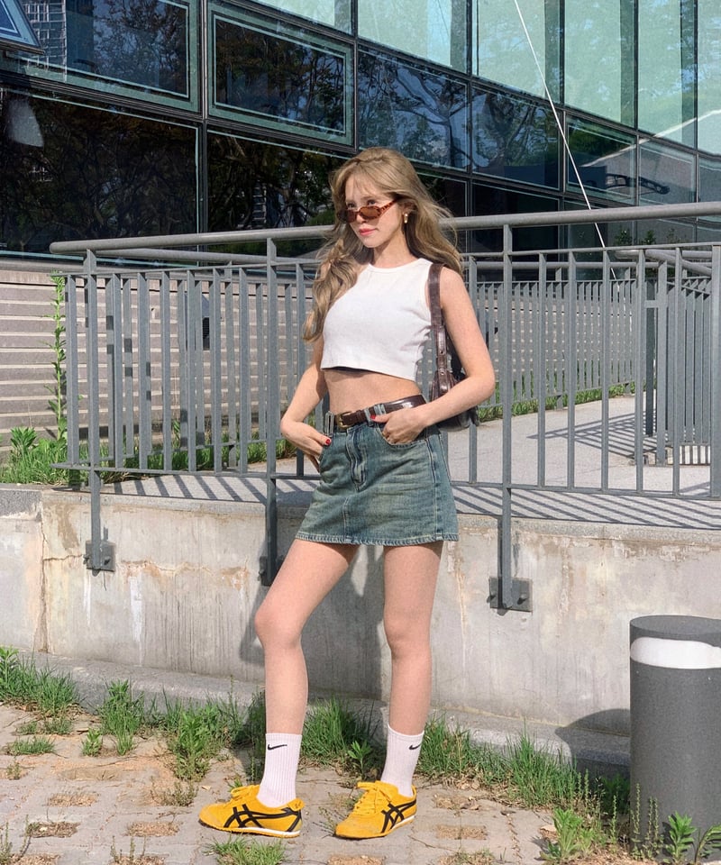 ヴィンテージミニスカート(ベルト付き) | Nalm 