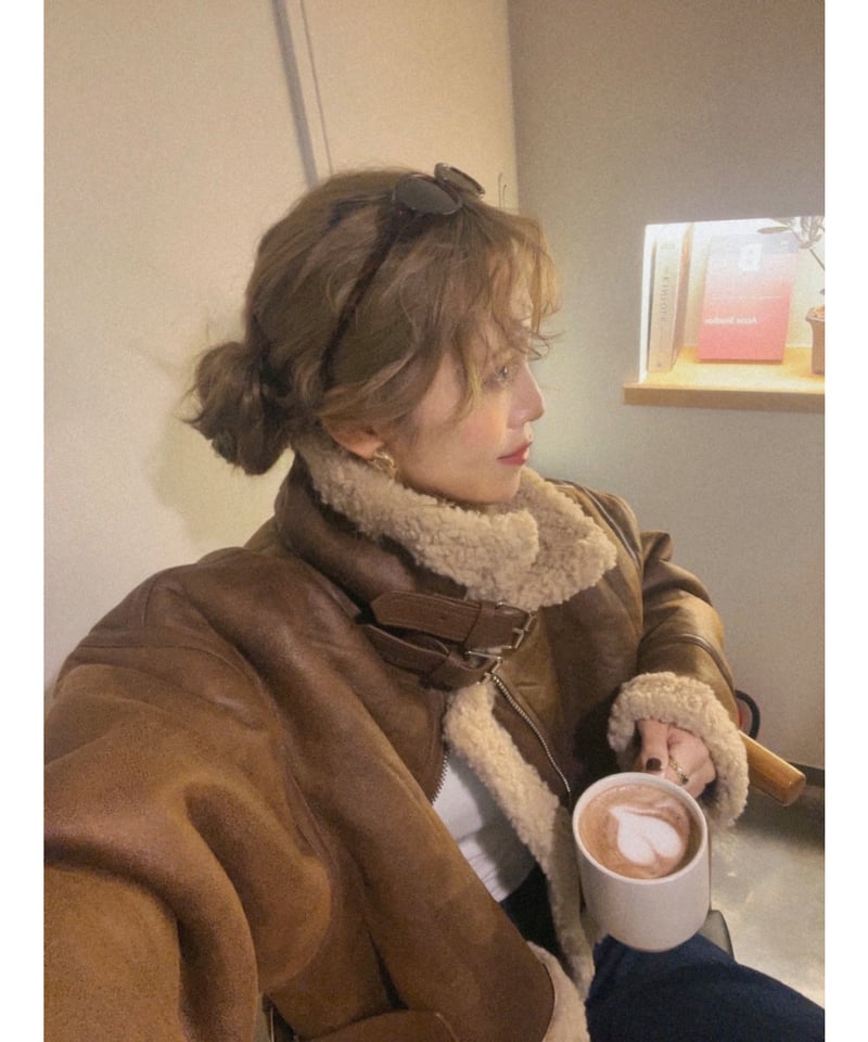 スウェードムスタンジャケット/brown | Nalm.